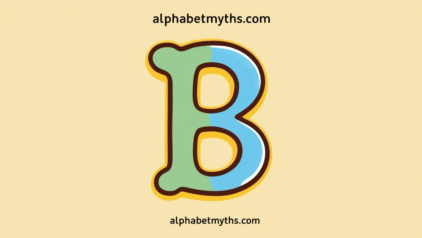 The letter B with ancient symbols, myths, and urban legends surrounding its meaning.