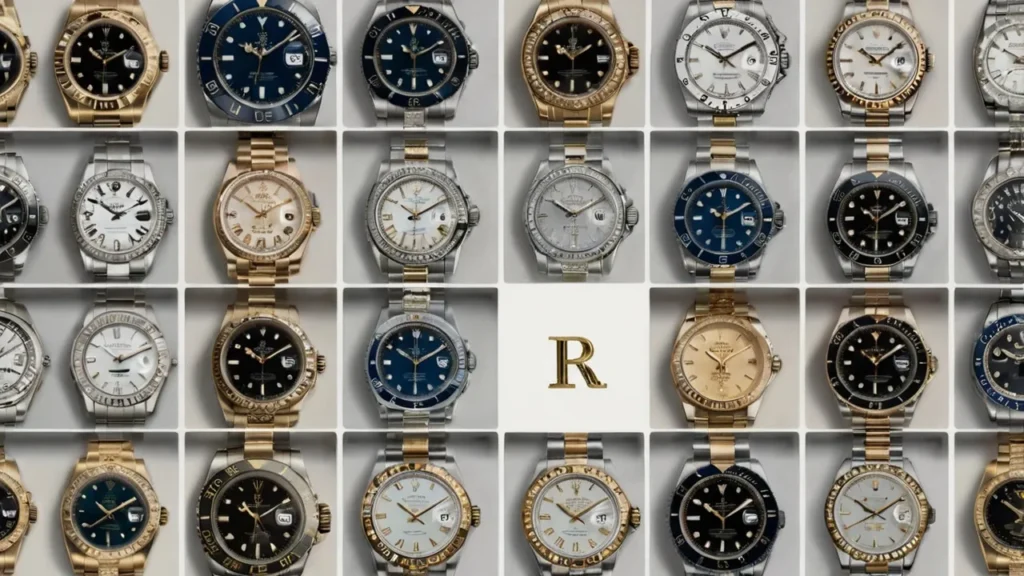 Letter R in Premium Brand Identity and Marketing Famous brand logos featuring letter R including Rolex, Rolls-Royce, and Reddit